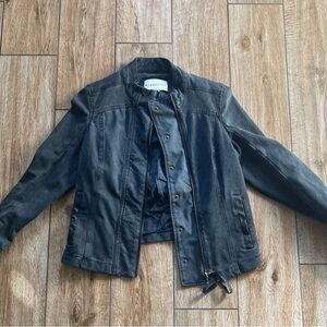 Marrakech stretchy Black Denim Jacket